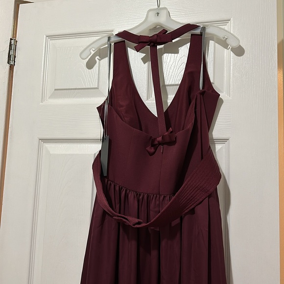 NEW Vera Wang WHITE Wine Colour Full Length Special Occasion / Bridesmaid /Grad - Picture 5 of 10